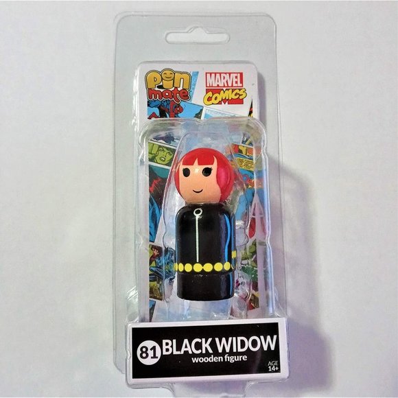 Marvel Comics: Black Widow #81 - Pin Mate Wooden Figure by Bif Bang Pow - Picture 1 of 2